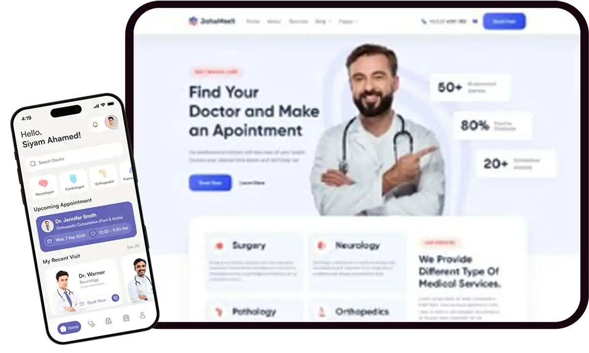 Healthcare Website Creation