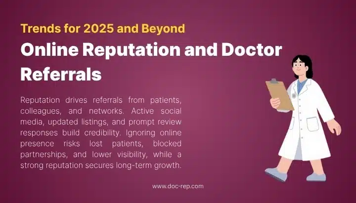 Online Reputation and Doctor Referrals
