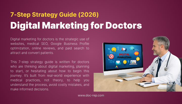 Digital Marketing For Doctors - Doc-Rep Digital Marketing for Doctors