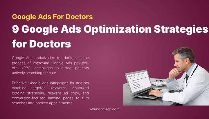 Google Ads strategies for Doctors