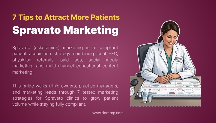 Marketing tips for Spravato clinics