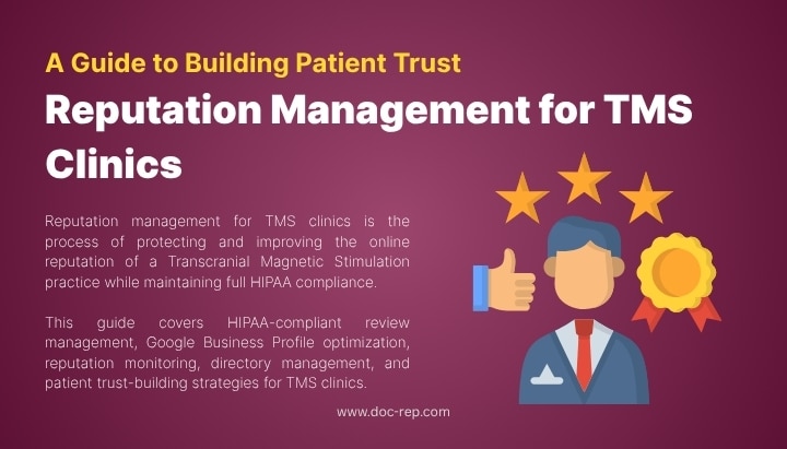 Reputation Management for TMS Therapy Clinics