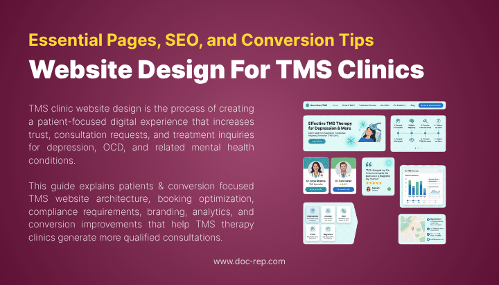 Website design guide for TMS clinics