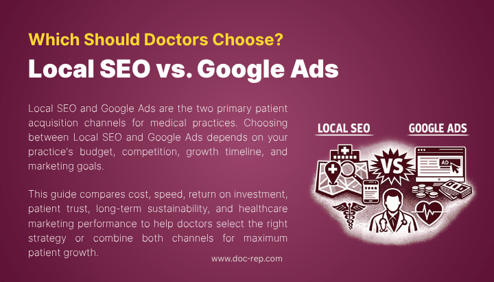 Local SEO vs. Google Ads For Doctors & Medical Practices